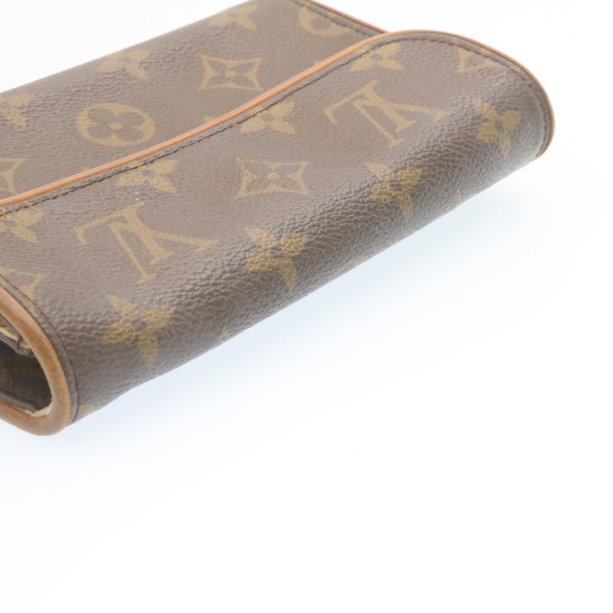 LOUIS VUITTON Monogram Pochette Florentine Bum Bag M51855 LV Auth 23972