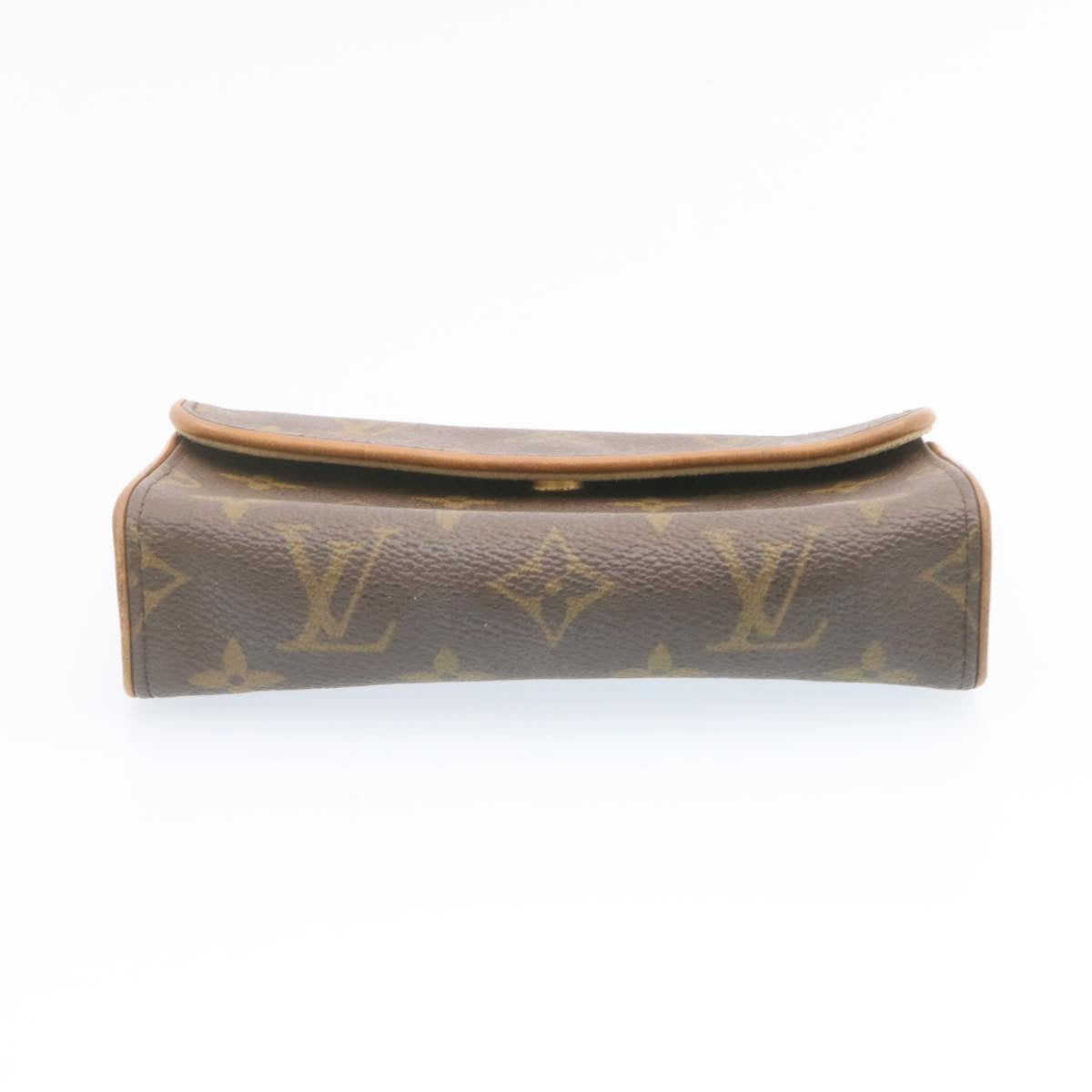 LOUIS VUITTON Monogram Pochette Florentine Bum Bag M51855 LV Auth 23972