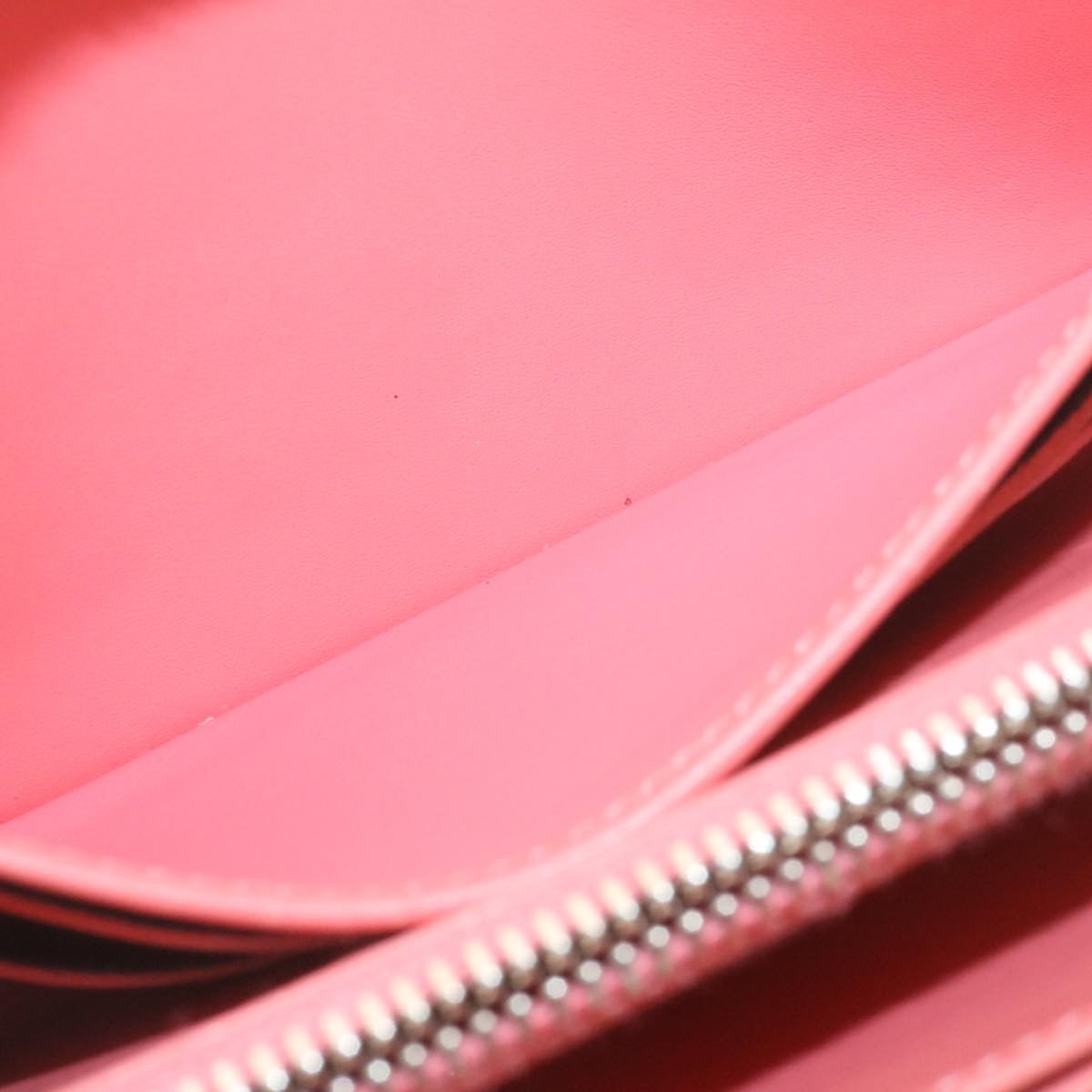 LOUIS VUITTON Monogram Vernis Zippy Wallet Long Wallet Pink M93202 LV Auth 24344