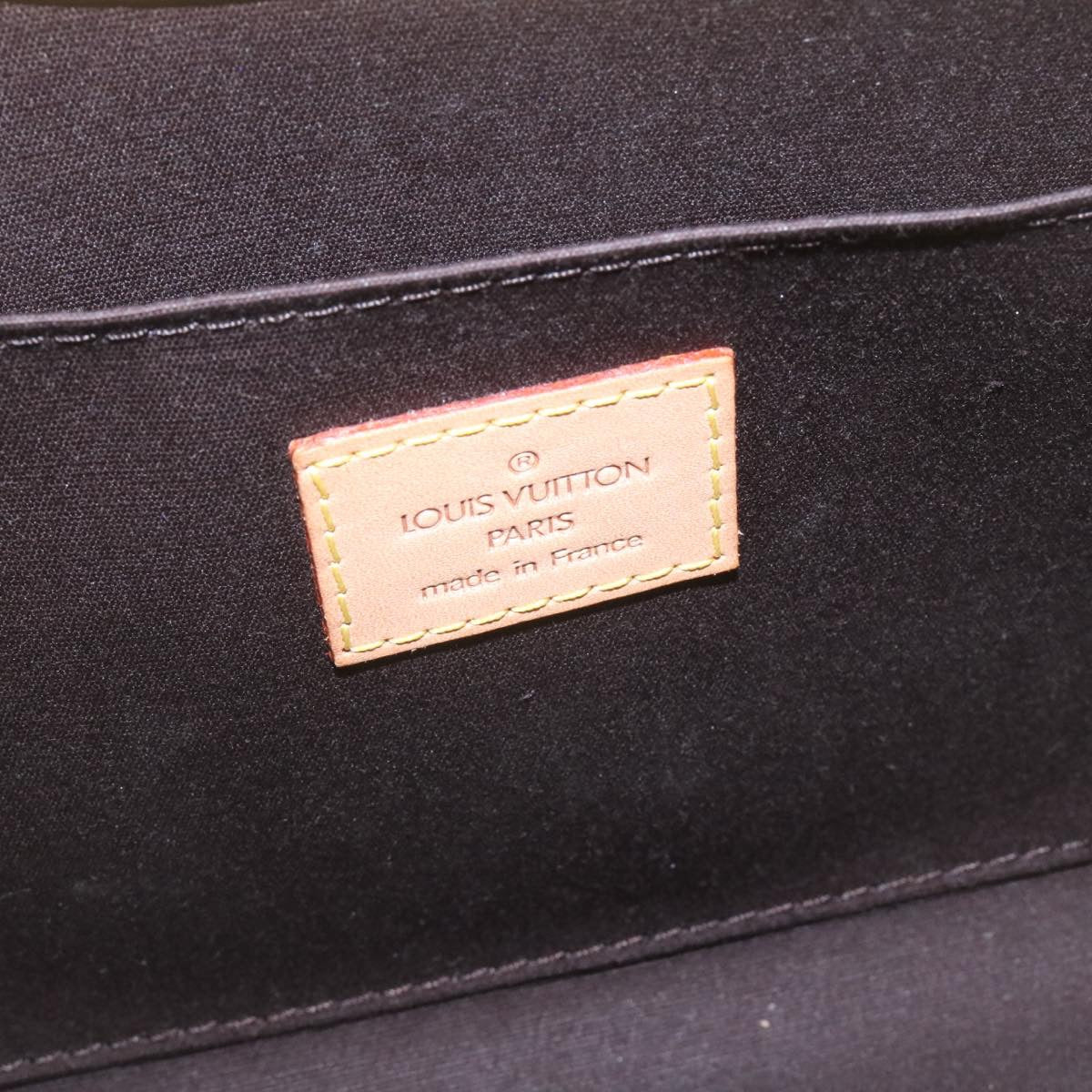 LOUIS VUITTON Monogram Vernis Roxbury Drive Hand Bag Amarante M91995 Auth 24481