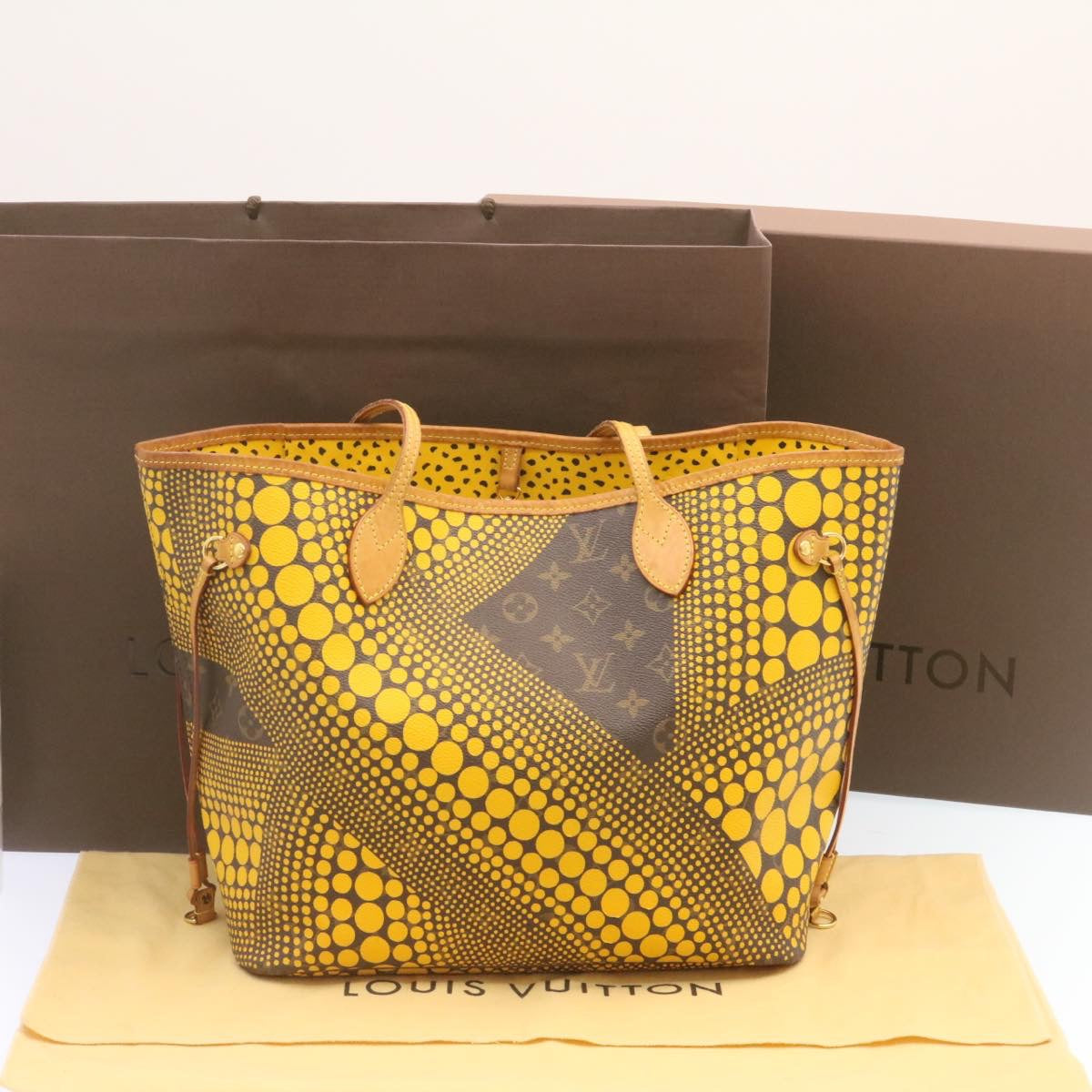 LOUIS VUITTON Monogram Dot Infinity Neverfull MM Tote Bag M40685 LV Auth 25035A