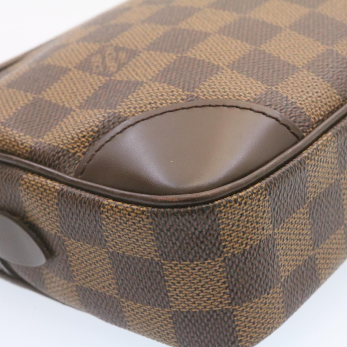 LOUIS VUITTON Damier Ebene Marly Dragonne GM Clutch Bag SP Order LV Auth 25039A