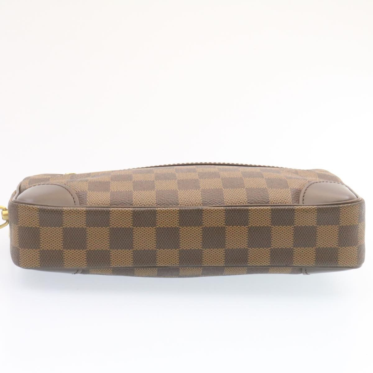 LOUIS VUITTON Damier Ebene Marly Dragonne GM Clutch Bag SP Order LV Auth 25039A