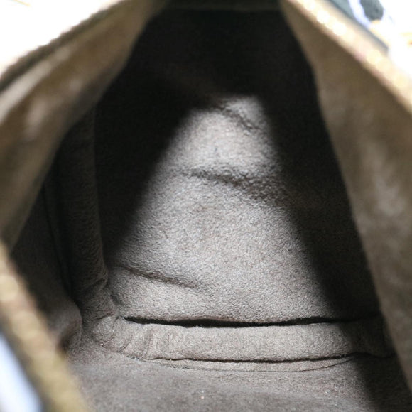 LOUIS VUITTON Monogram Multicolor Mini Speedy Hand Bag Black M92644 Auth knn048