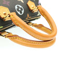 LOUIS VUITTON Monogram Multicolor Mini Speedy Hand Bag Black M92644 Auth knn048-7