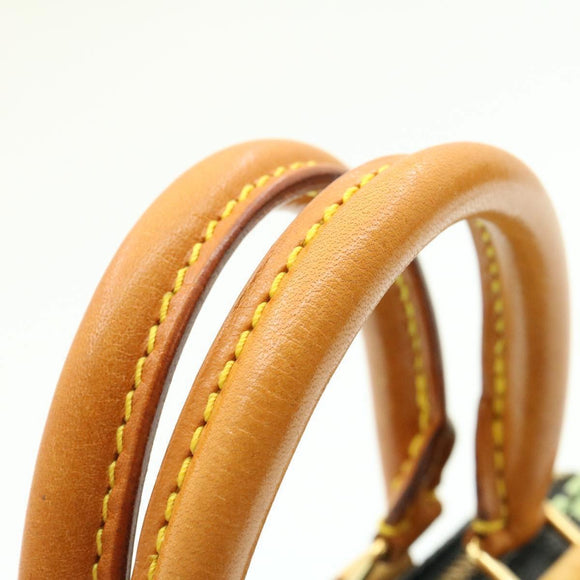 LOUIS VUITTON Monogram Multicolor Mini Speedy Hand Bag Black M92644 Auth knn048