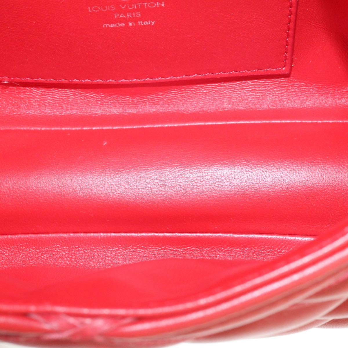 LOUIS VUITTON Martage GO-14MINI Chain Shoulder Bag Red M51000 LV Auth 25727A