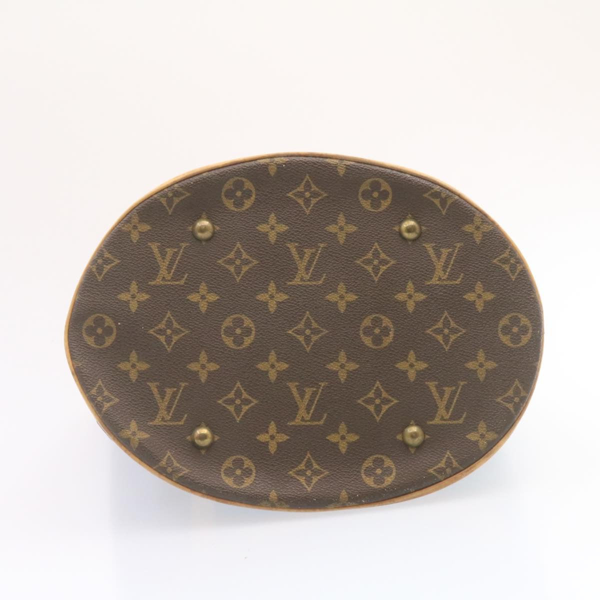 LOUIS VUITTON Monogram Bucket GM Shoulder Bag M42236 LV Auth 25739