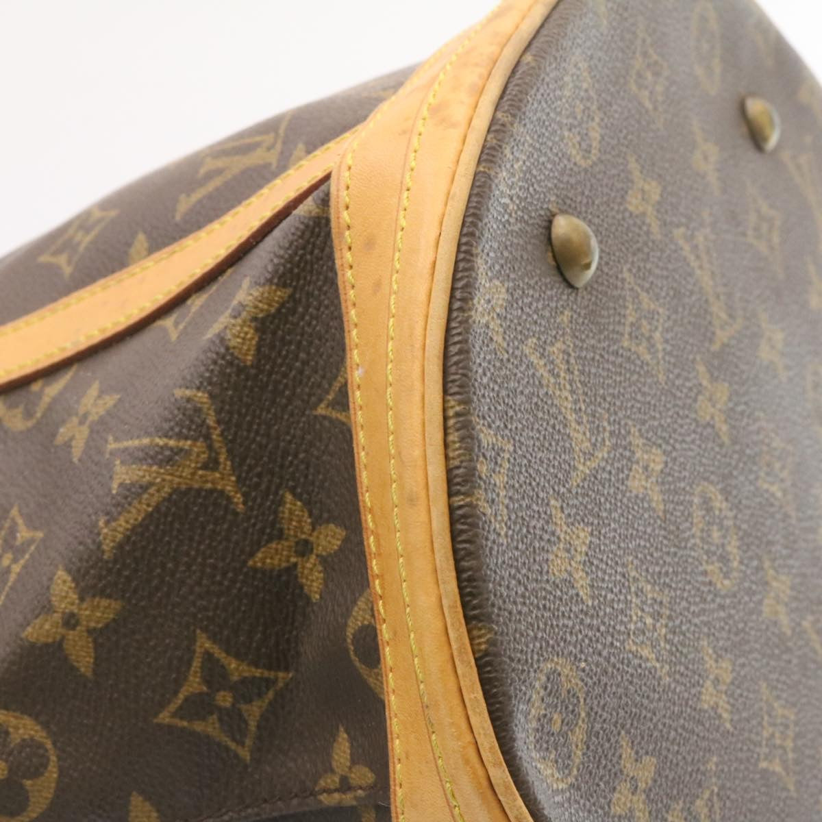 LOUIS VUITTON Monogram Bucket GM Shoulder Bag M42236 LV Auth 25739