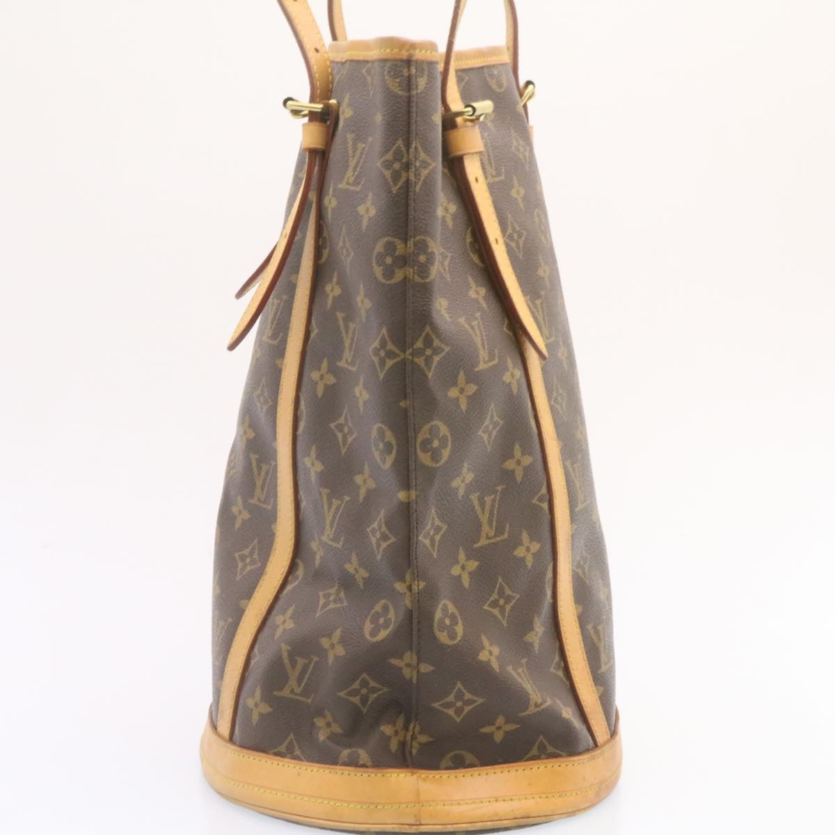 LOUIS VUITTON Monogram Bucket GM Shoulder Bag M42236 LV Auth 25739