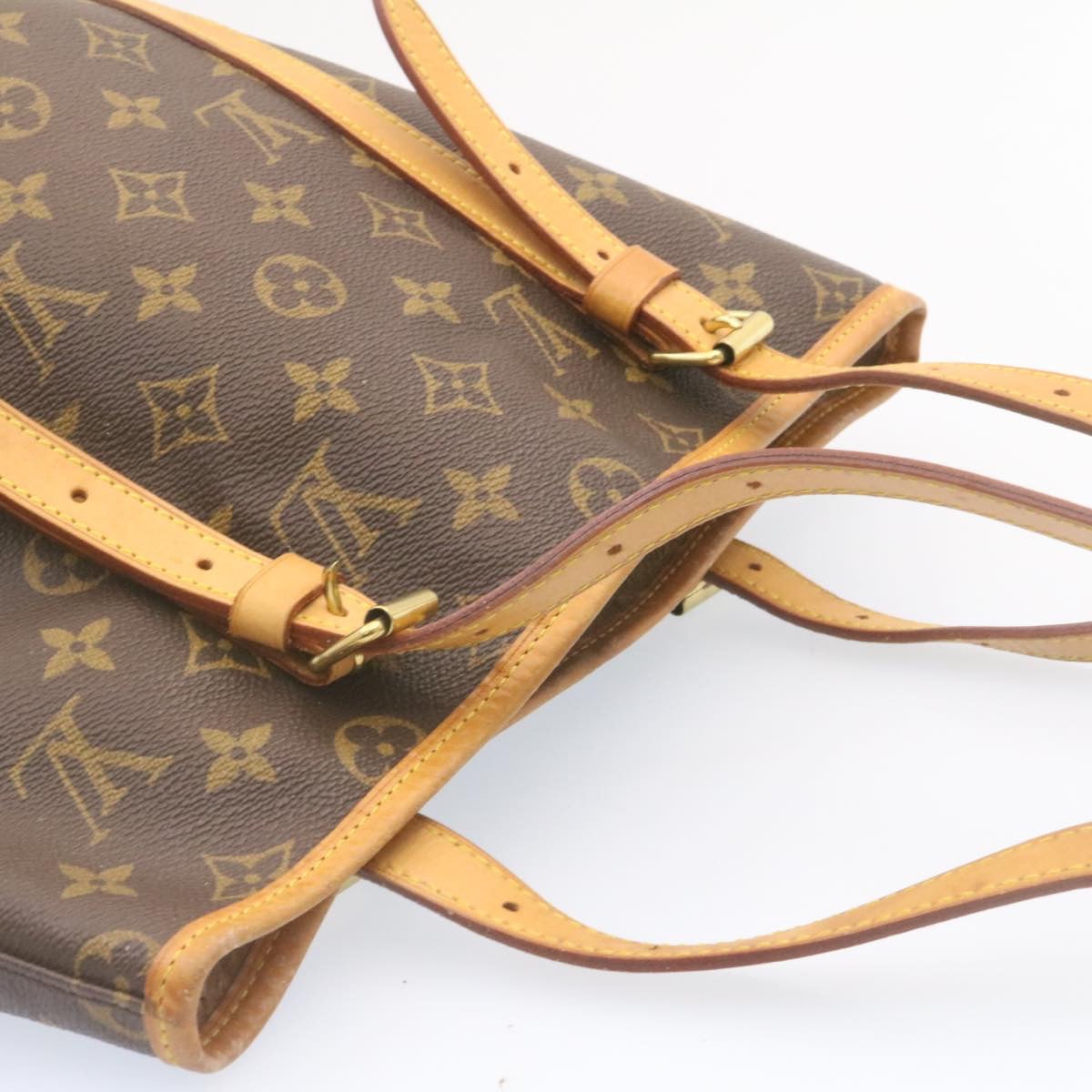 LOUIS VUITTON Monogram Bucket GM Shoulder Bag M42236 LV Auth 25739