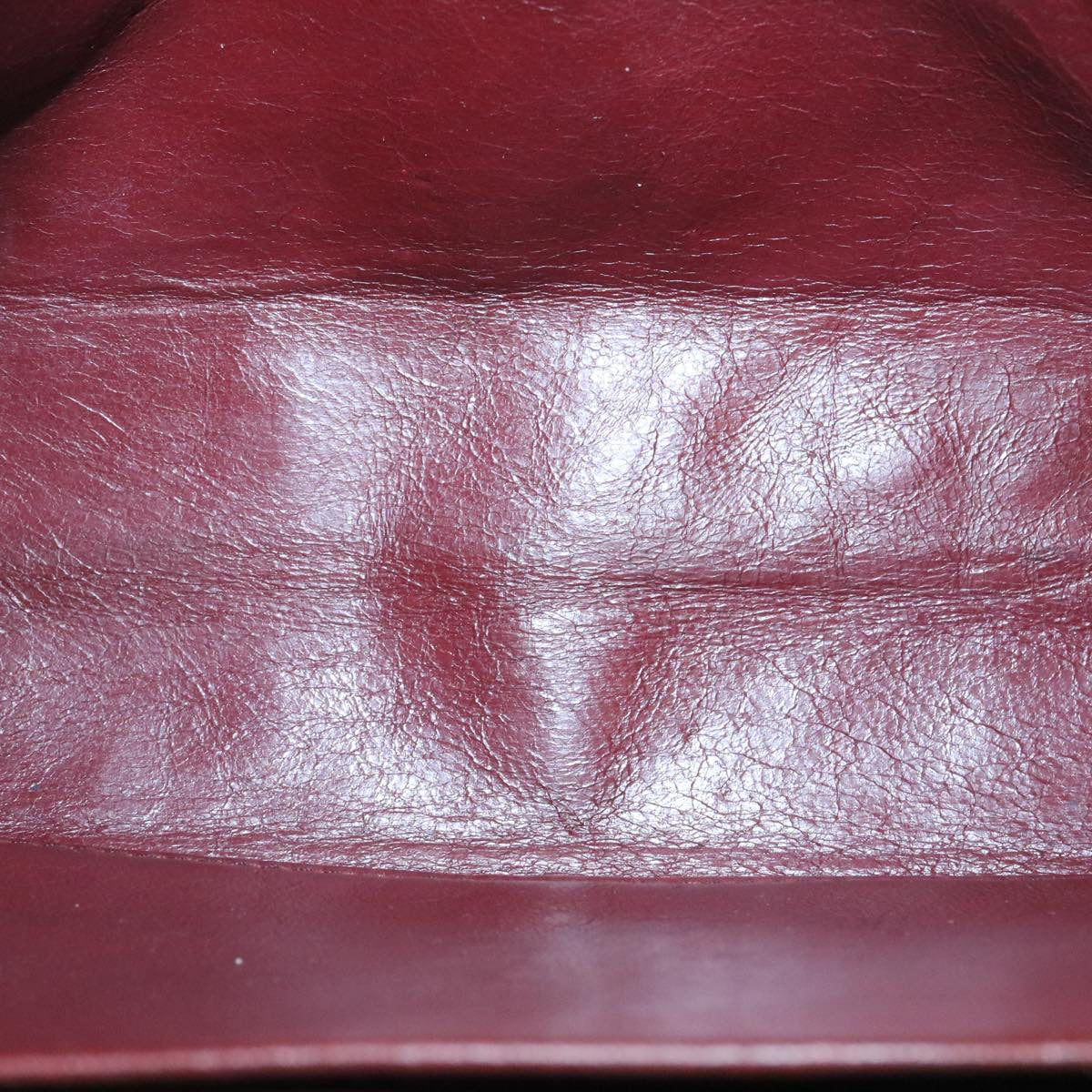 CHANEL Lamb Skin Matelasse Chain Shoulder Bag Black CC Auth 25810A