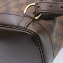 LOUIS VUITTON Damier Ebene Montsouris MM Backpack N51143 LV Auth 26498A-18