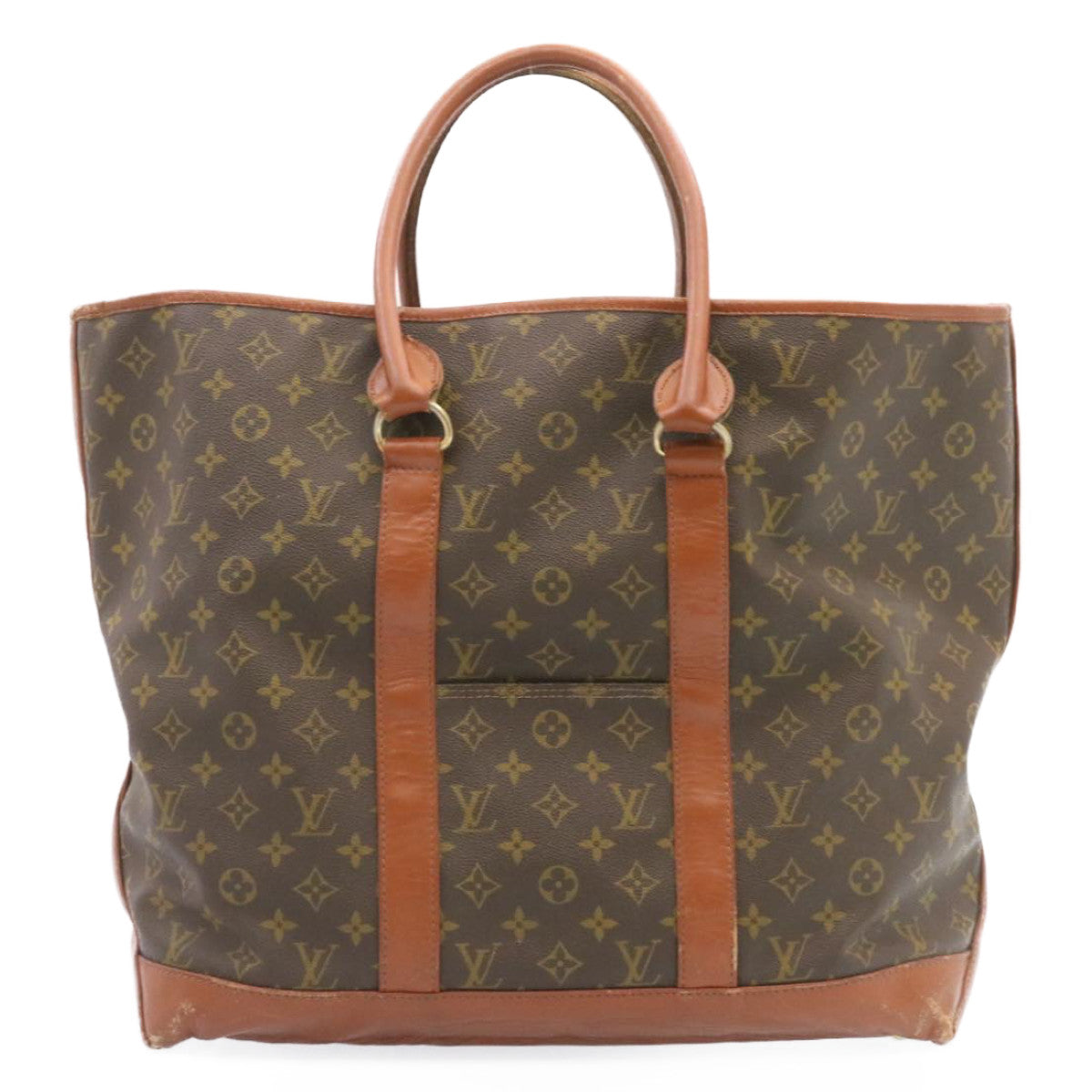 LOUIS VUITTON Monogram Sac Weekend GM Tote Bag Vintage M42420 LV Auth 26614