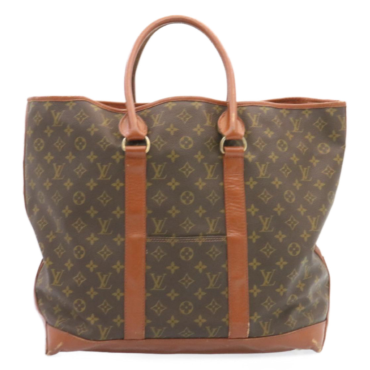 LOUIS VUITTON Monogram Sac Weekend GM Tote Bag Vintage M42420 LV Auth 26614