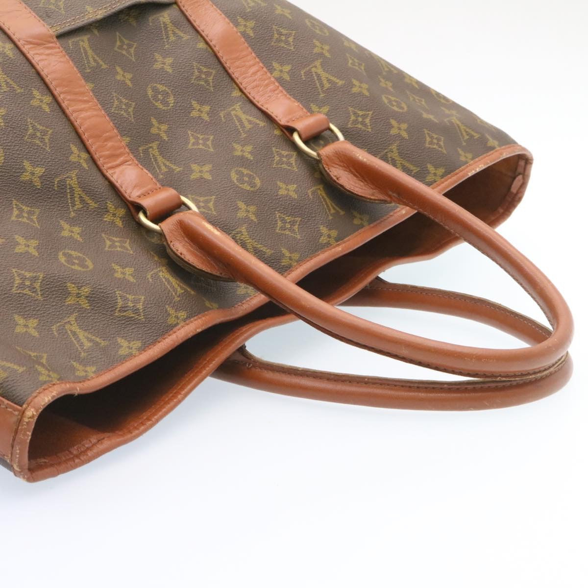 LOUIS VUITTON Monogram Sac Weekend GM Tote Bag Vintage M42420 LV Auth 26614