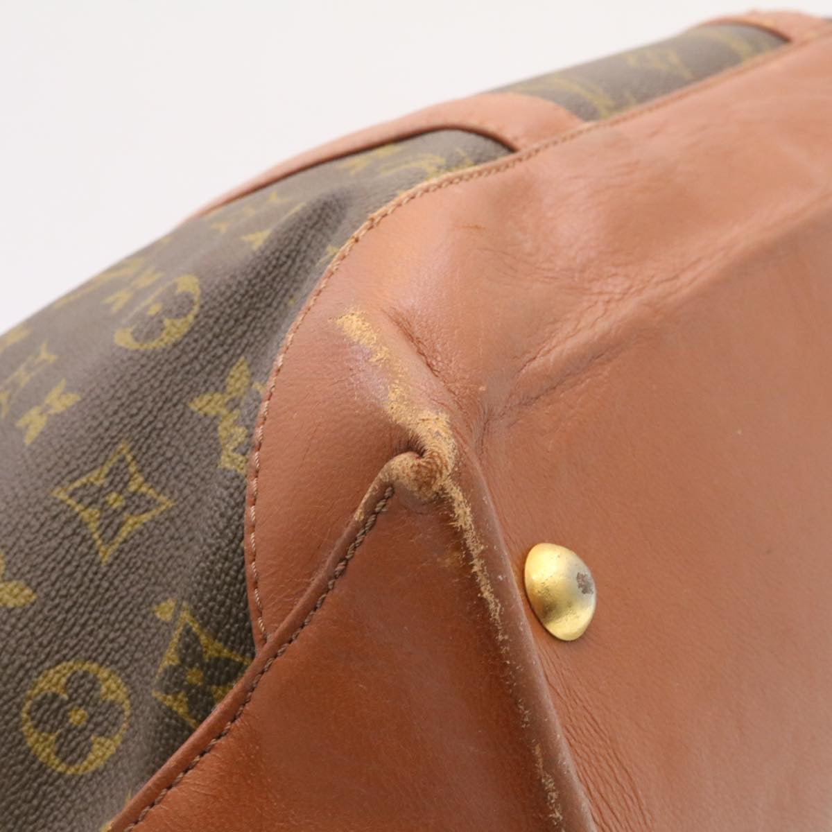 LOUIS VUITTON Monogram Sac Weekend GM Tote Bag Vintage M42420 LV Auth 26614