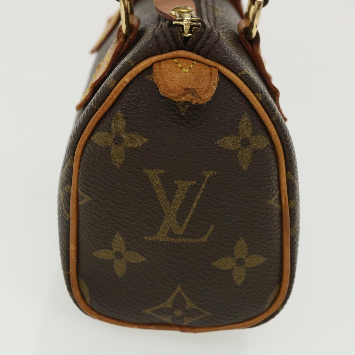 LOUIS VUITTON Monogram Mini Speedy Hand Bag M41534 LV Auth 26863