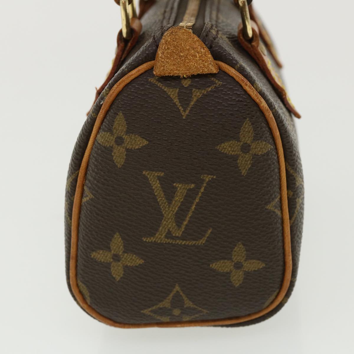 LOUIS VUITTON Monogram Mini Speedy Hand Bag M41534 LV Auth 26863