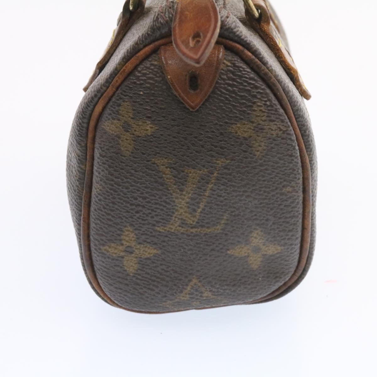 LOUIS VUITTON Monogram Mini Speedy Hand Bag 2way M41534 LV Auth 26887
