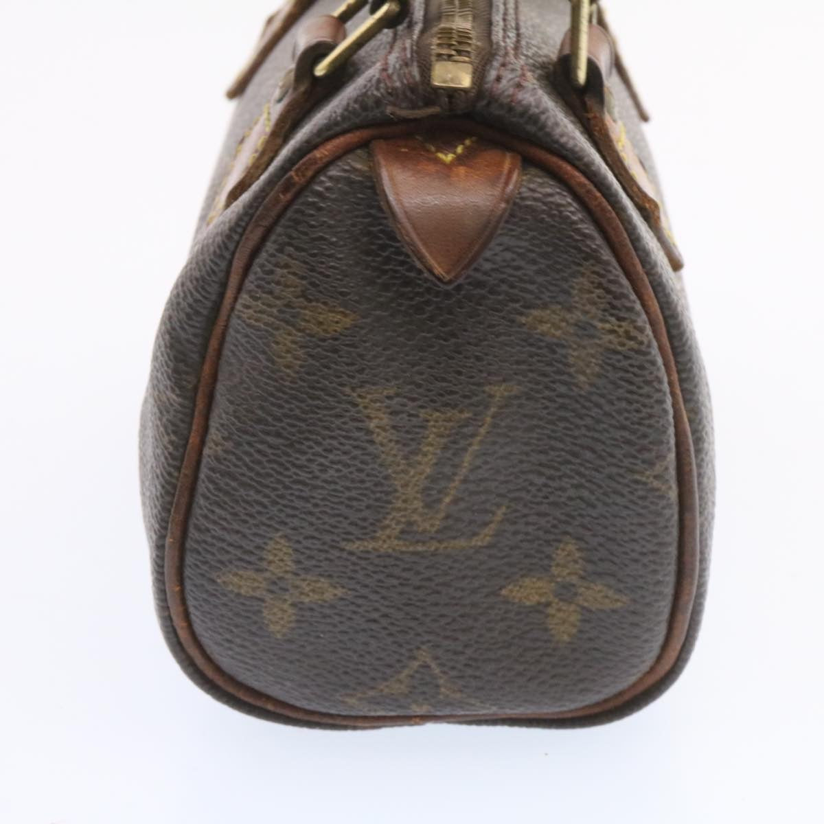 LOUIS VUITTON Monogram Mini Speedy Hand Bag 2way M41534 LV Auth 26887