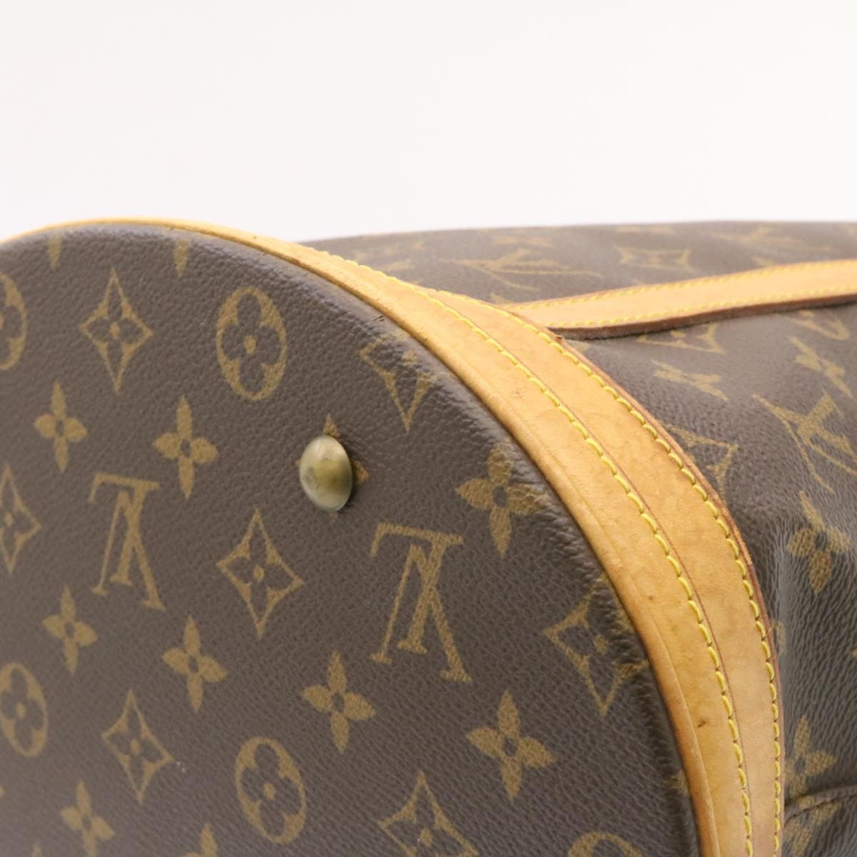 LOUIS VUITTON Monogram Bucket GM Shoulder Bag M42236 LV Auth 26903