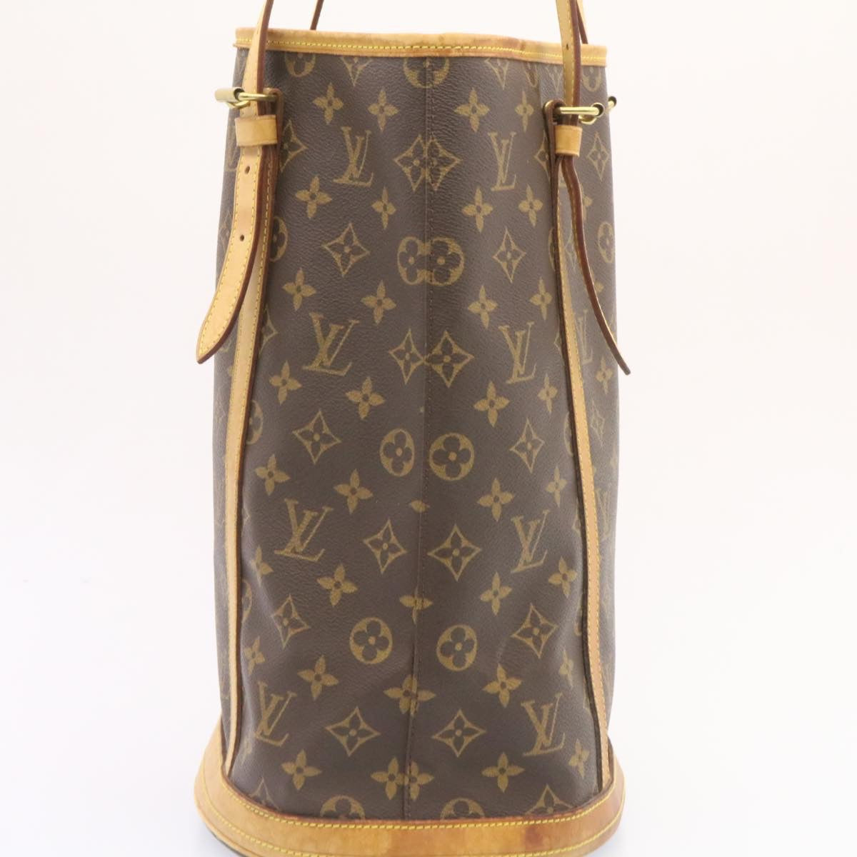 LOUIS VUITTON Monogram Bucket GM Shoulder Bag M42236 LV Auth 26903