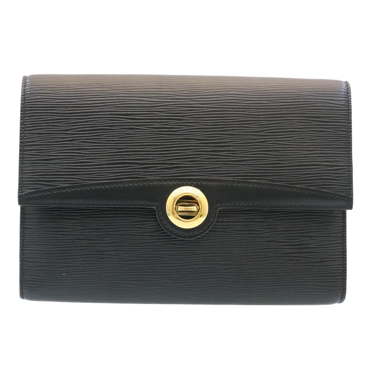 LOUIS VUITTON Epi Arsch Shoulder Clutch Bag 2Way Black M52572 LV Auth 27029