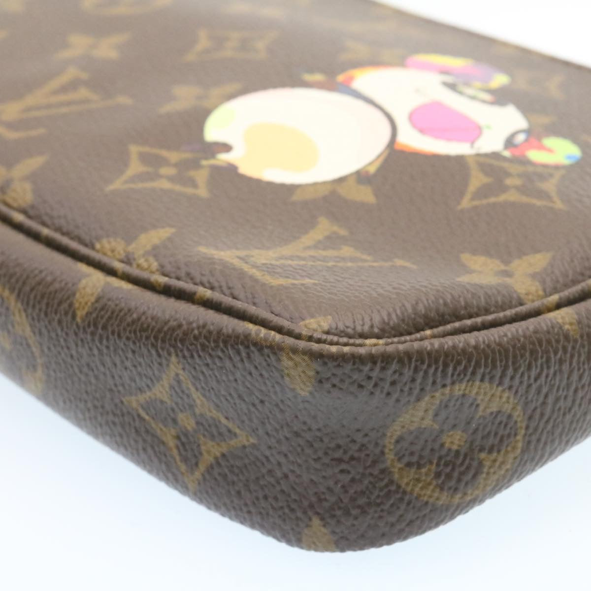 LOUIS VUITTON Monogram Panda Pochette Accessoires Pouch M51981 LV Auth 27072A