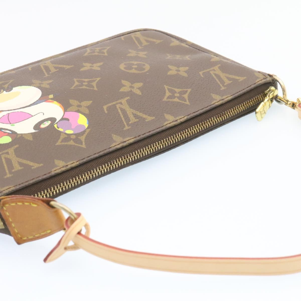 LOUIS VUITTON Monogram Panda Pochette Accessoires Pouch M51981 LV Auth 27072A