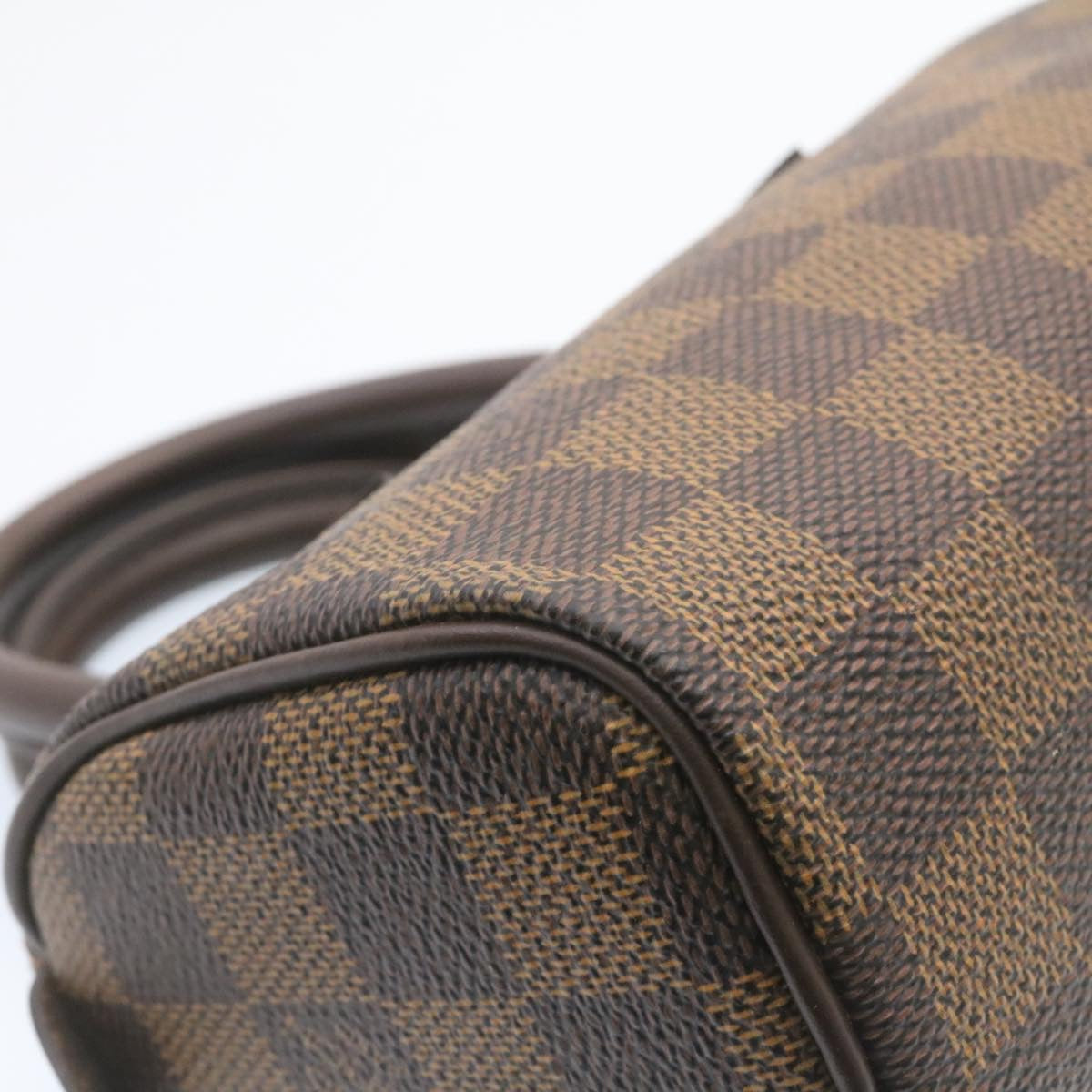 LOUIS VUITTON Damier Ebene Mini Speedy Hand Bag M41534 LV Auth 27265A