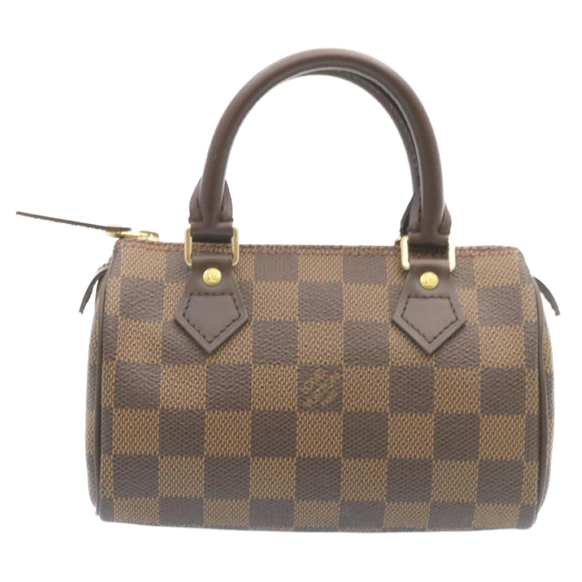 LOUIS VUITTON Damier Ebene Mini Speedy Hand Bag M41534 LV Auth 27265A