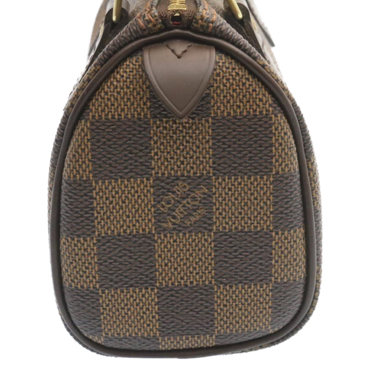 LOUIS VUITTON Damier Ebene Mini Speedy Hand Bag M41534 LV Auth 27265A