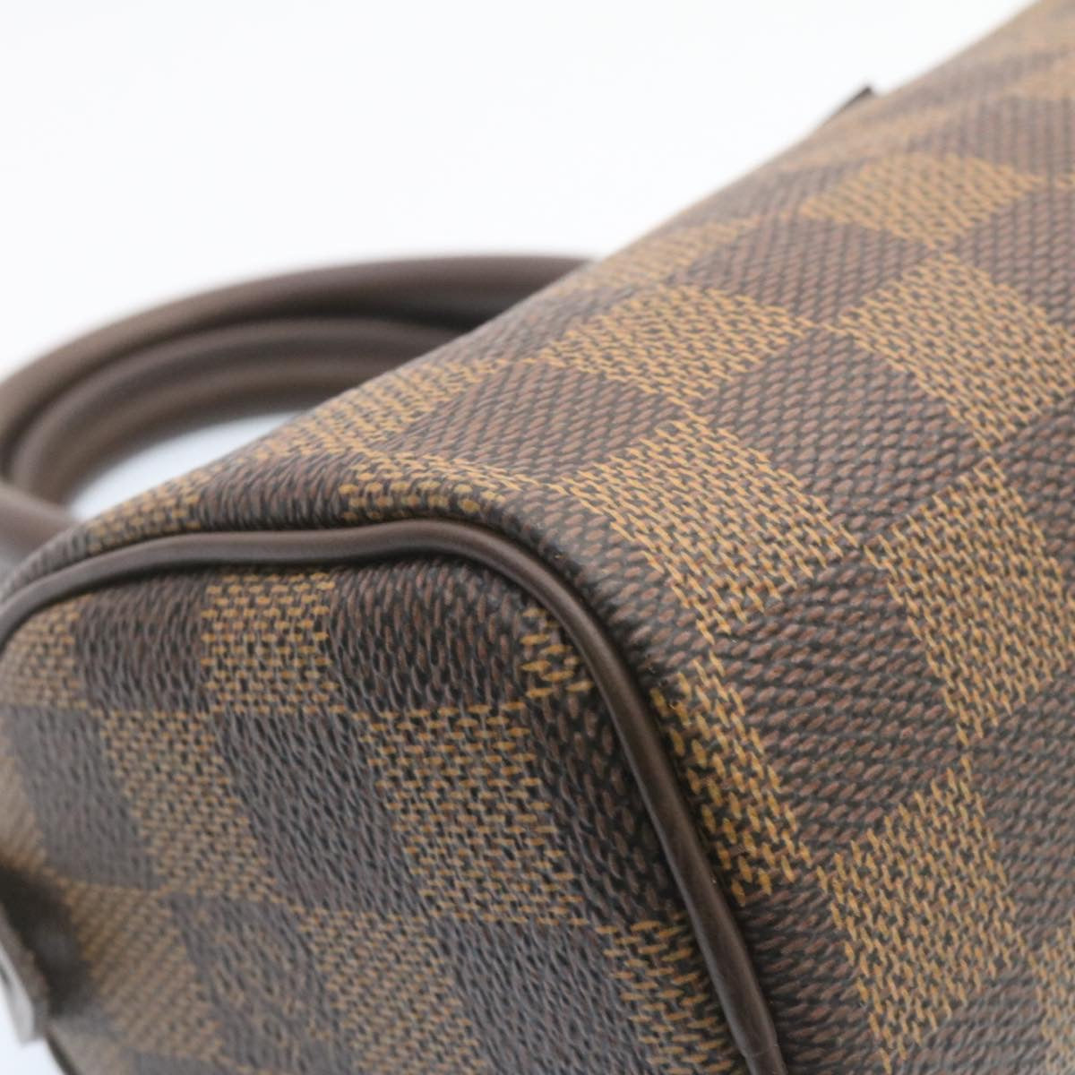 LOUIS VUITTON Damier Ebene Mini Speedy Hand Bag M41534 LV Auth 27265A