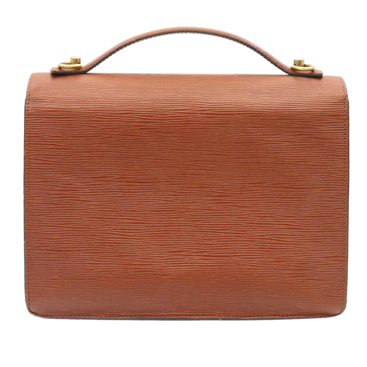 LOUIS VUITTON Epi Monceau 2Way Hand Bag Briefcase Brown M52123 LV Auth 27369 - 0