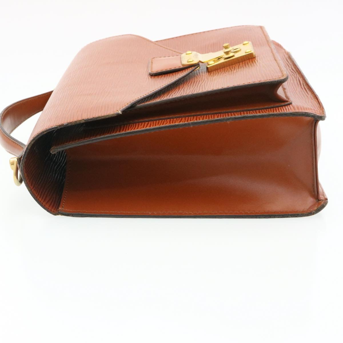 LOUIS VUITTON Epi Monceau 2Way Hand Bag Briefcase Brown M52123 LV Auth 27369