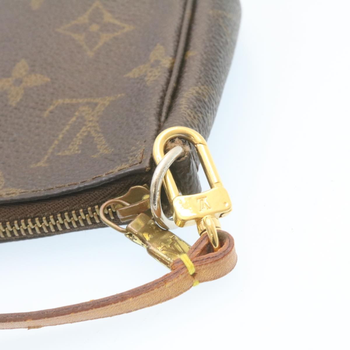 LOUIS VUITTON Monogram Pochette Accessoires Pouch M51980 LV Auth 27422