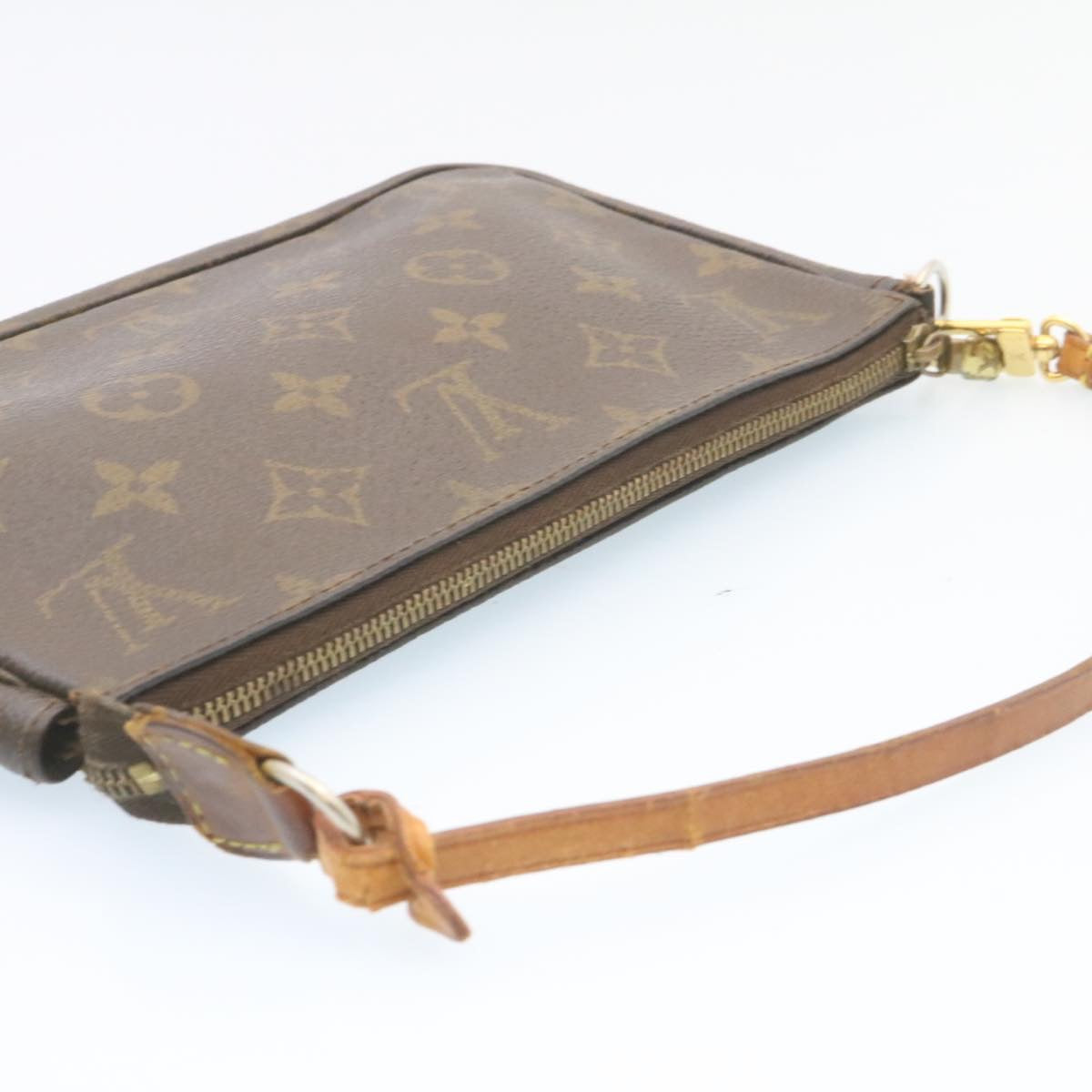 LOUIS VUITTON Monogram Pochette Accessoires Pouch M51980 LV Auth 27422