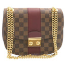 LOUIS VUITTON Damier Ebene Wight Chain Shoulder Bag N64420 LV Auth 27625A-1