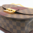LOUIS VUITTON Damier Ebene Wight Chain Shoulder Bag N64420 LV Auth 27625A-14