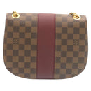 LOUIS VUITTON Damier Ebene Wight Chain Shoulder Bag N64420 LV Auth 27625A-2