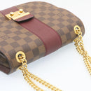 LOUIS VUITTON Damier Ebene Wight Chain Shoulder Bag N64420 LV Auth 27625A-6