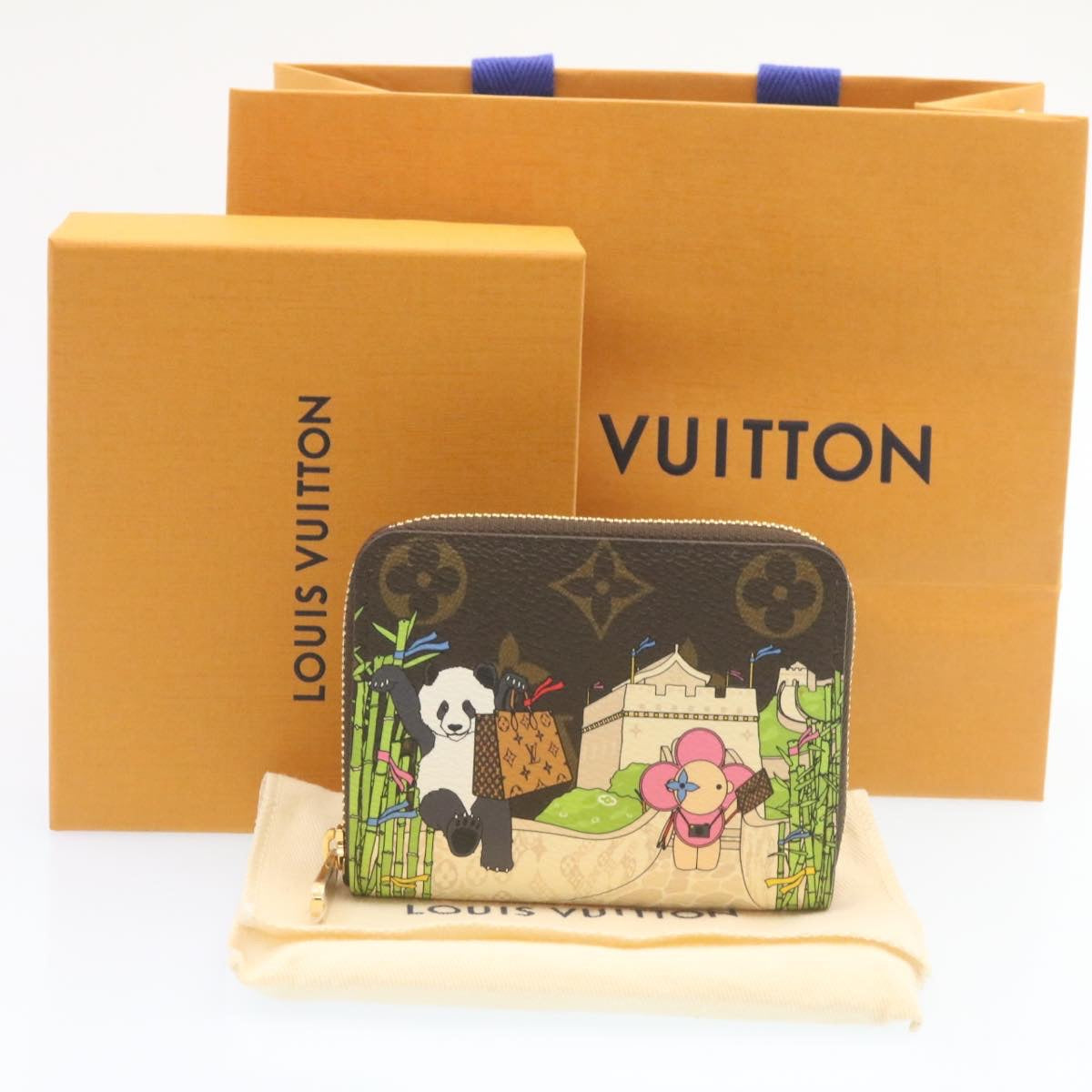 LOUIS VUITTON Monogram Vivienne Zippy Coin Purse Coin Purse M80865 LV Auth 27697