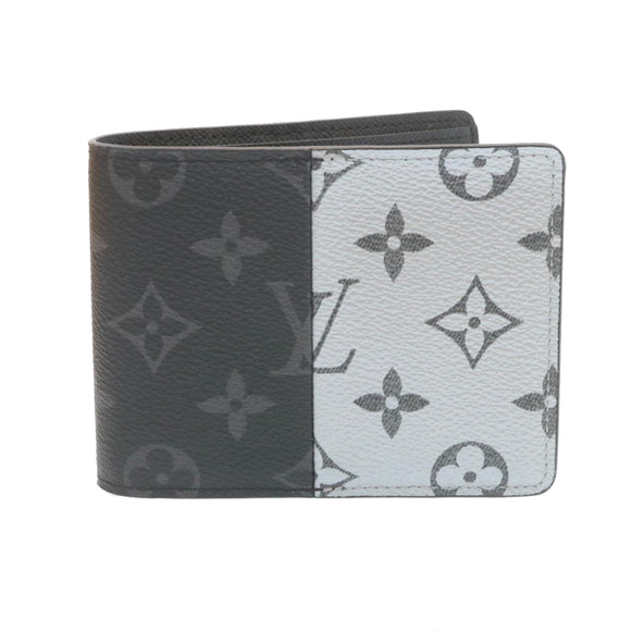 LOUIS VUITTON Monogram Eclipse Split Portefeuille Multipull Wallet M63025 27779
