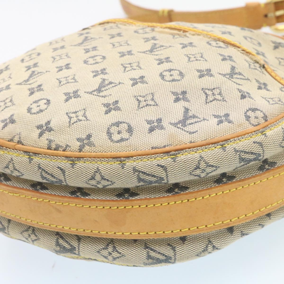 LOUIS VUITTON Monogram Mini Jeanne GM Shoulder Bag Blue M92000 LV Auth 27784