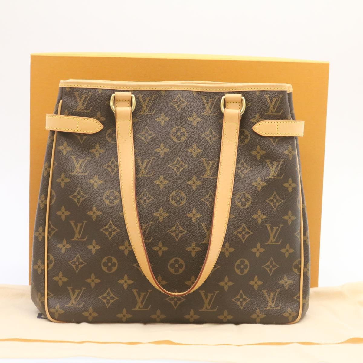 LOUIS VUITTON Monogram Batignolles Vertical Tote Bag M51153 LV Auth 27842A