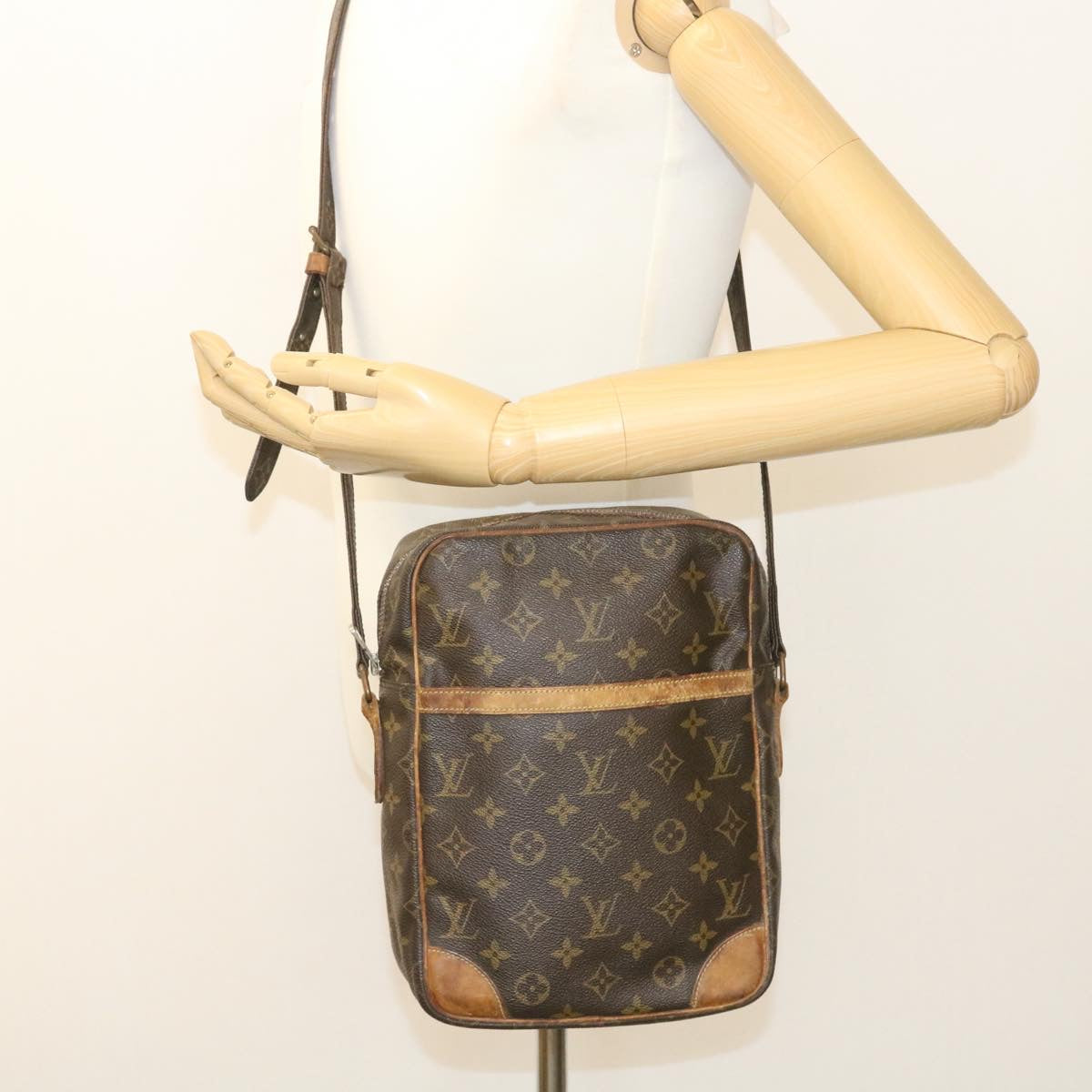 LOUIS VUITTON Monogram DanubeMM Shoulder Bag M45264 LV Auth 27907