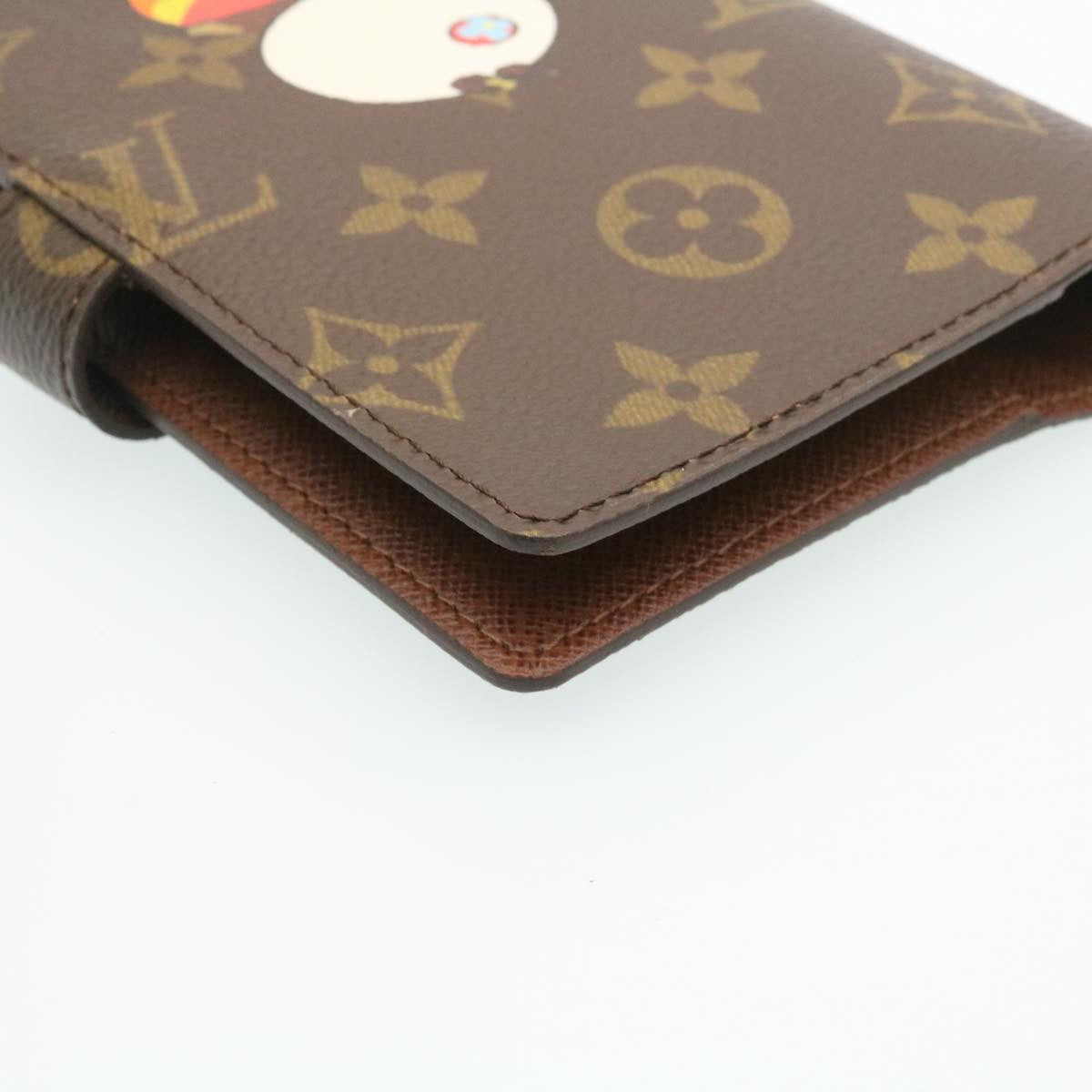 LOUIS VUITTON Monogram Panda Agenda PM Day Planner Cover R20011 LV Auth 28229