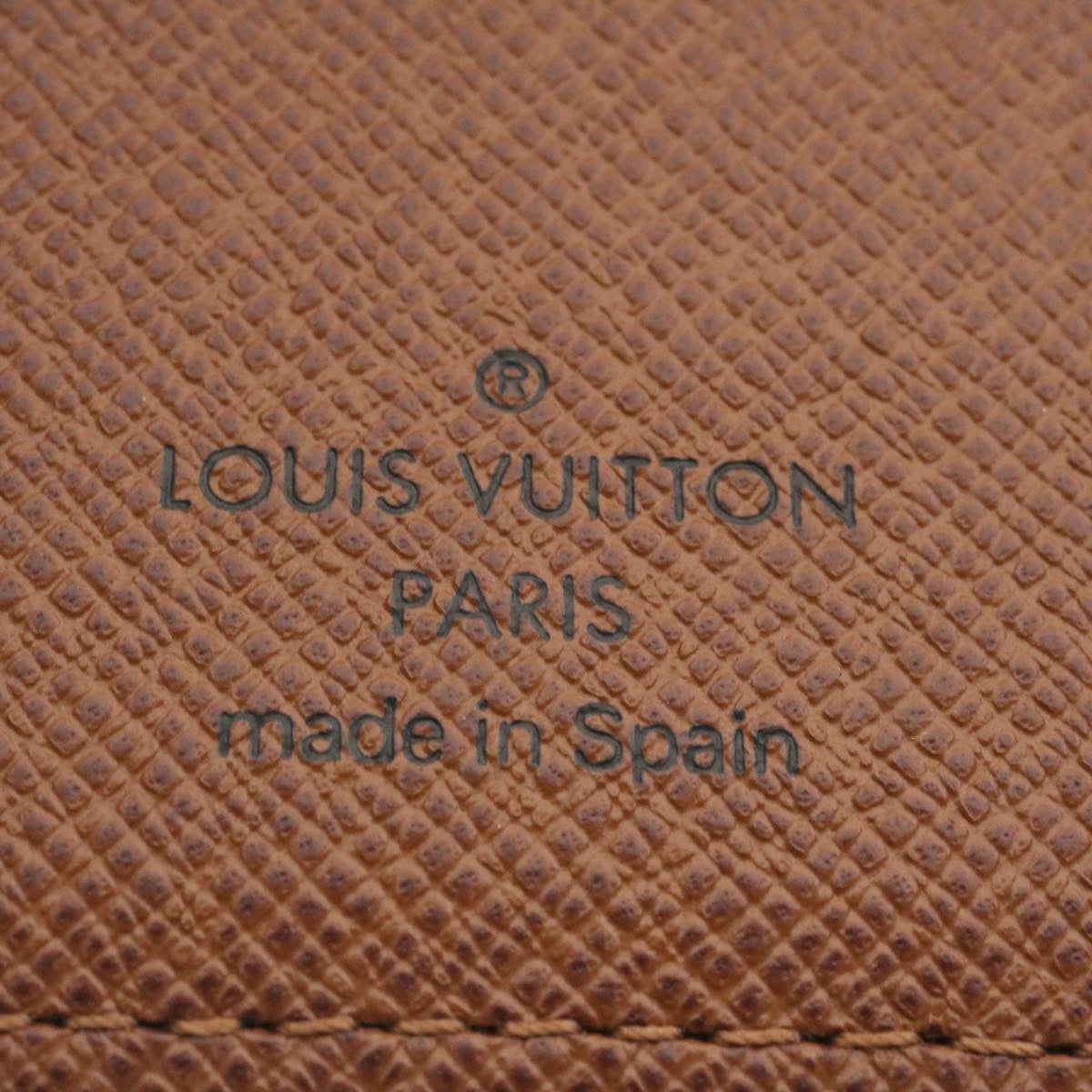 LOUIS VUITTON Monogram Panda Agenda PM Day Planner Cover R20011 LV Auth 28229