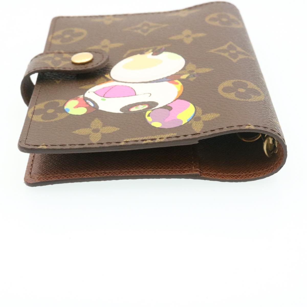 LOUIS VUITTON Monogram Panda Agenda PM Day Planner Cover R20011 LV Auth 28229